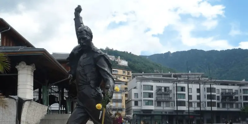 Freddie Mercury Statue Switzerland