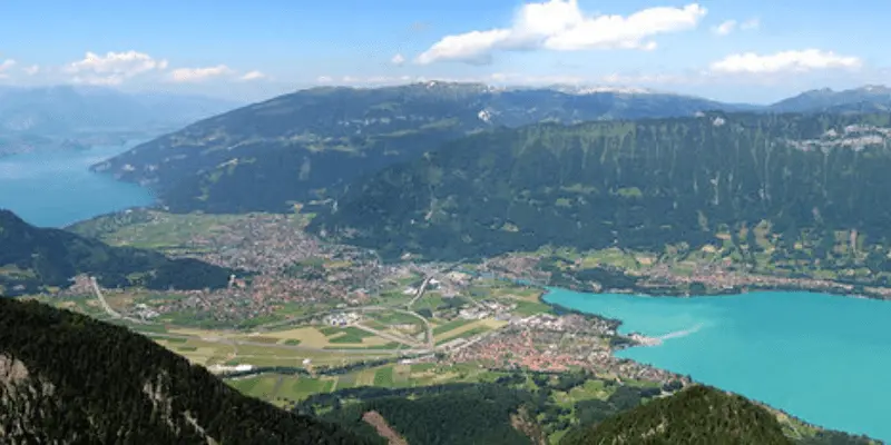 Lake Thun and Lake Brienz